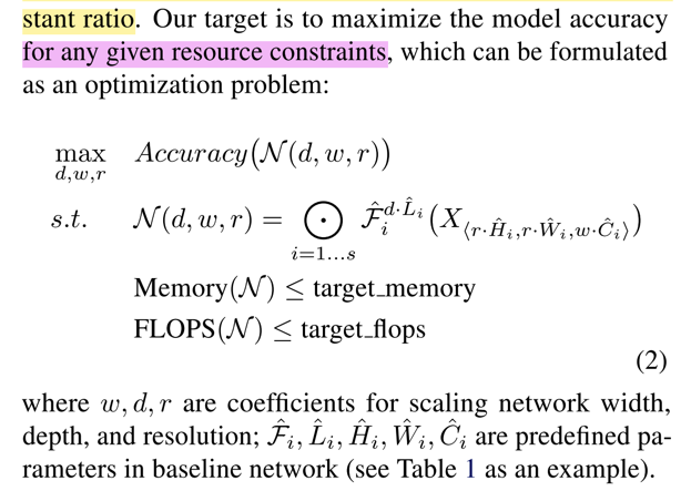 EfficientNet target